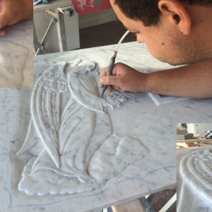 Arte funeraria su Marmo di Carrara